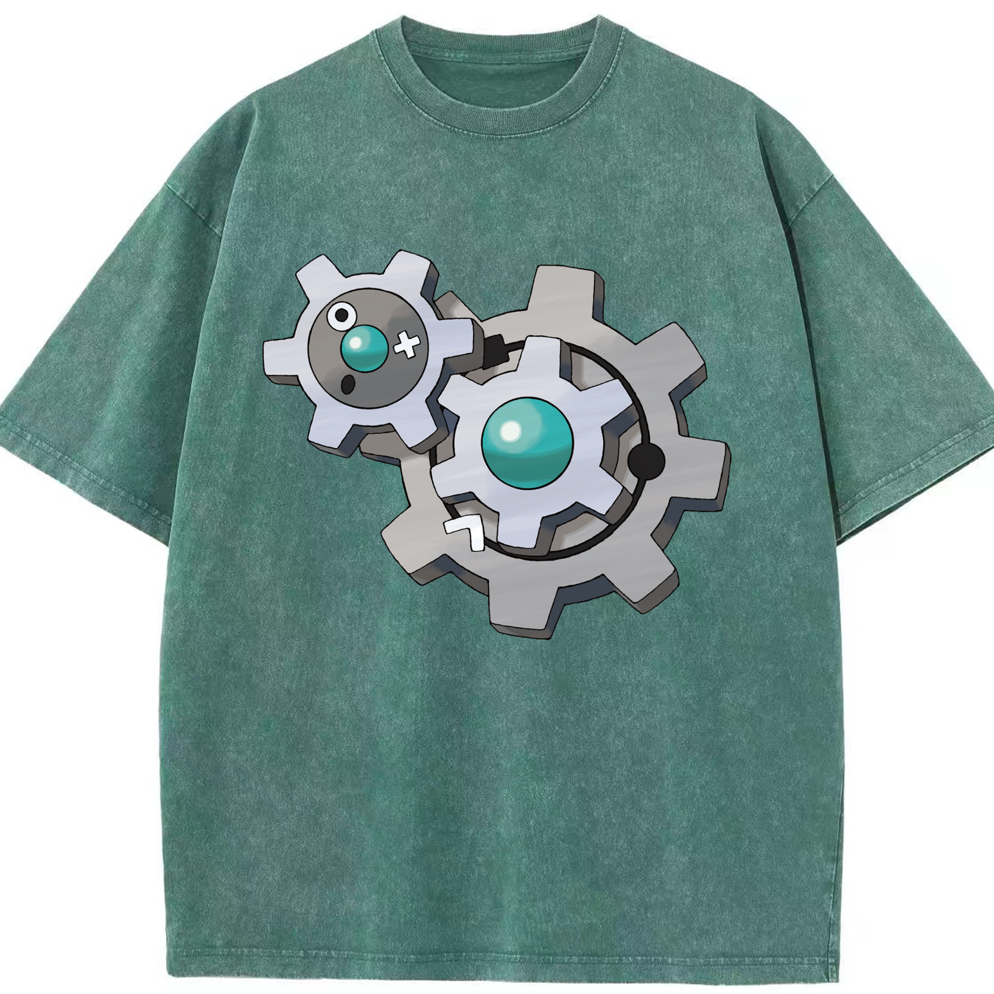 （画像用） ポケットモンスター Pokémon 綿100% ヴィンテージ風 半袖Tシャツ（フロントプリント）